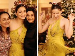 Alia Bhatt sets the Christmas mood in fun fringed dress worth Rs.1.65 Lakh