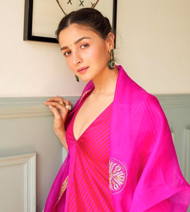 Alia Bhatt steals the spotlight in a pretty pink kurta at her friend's mehendi ceremony, radiating elegance and joy