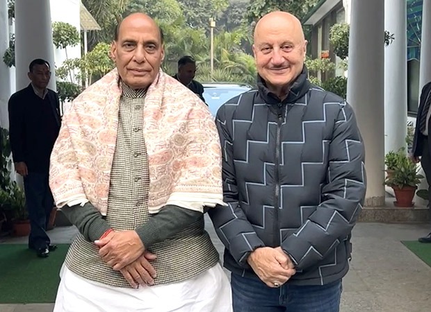 Anupam Kher meets Defence Minister Rajnath Singh in Delhi; calls it “Great learning experience”