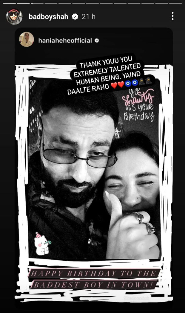 Badshah and Pakistani actress Hania Aamir light up social media with their friendship chronicles, see photos and videos 