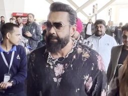 Bobby Deol looks dapper as arrives at the airport