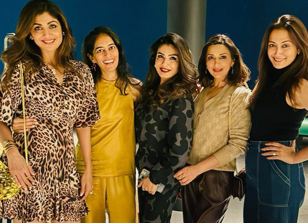 90s divas Raveena Tandon, Shilpa Shetty, and Sonali Bendre reunite for a fun bash; rewind memories