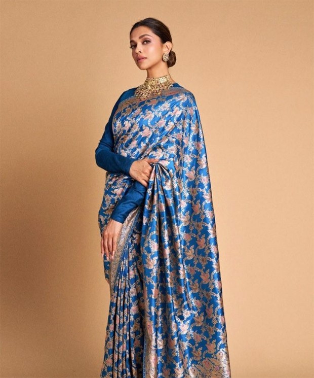 Deepika Padukone’s blue Sabysachi saree for Umang 2023 looks truly like a work of art