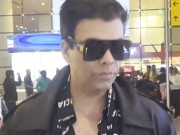 Fashionista! Karan Johar knows how to ace the airport look