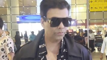Fashionista! Karan Johar knows how to ace the airport look