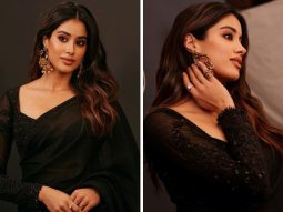 Janhvi Kapoor’s latest ethnic look proves that you cannot go wrong with a black saree