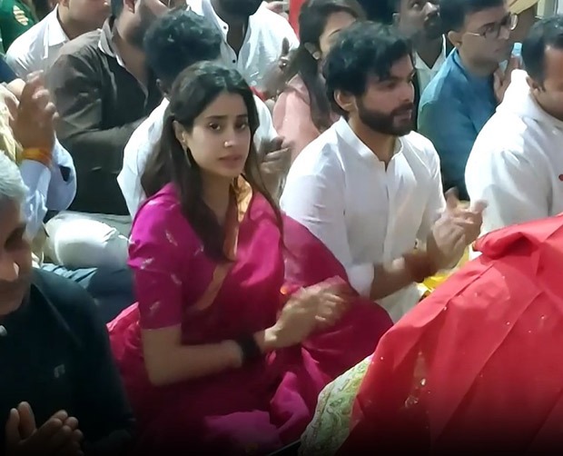Janhvi Kapoor visits Mahakaleshwar temple in Ujjain with rumoured boyfriend Shikhar Pahariya