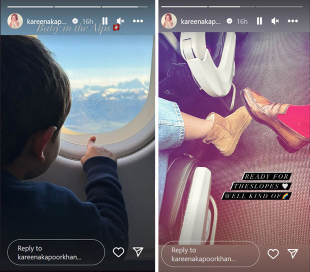 Kareena Kapoor Khan jets off to Switzerland for a picturesque holiday in the alps with baby Jeh and family