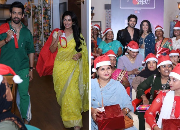 Kaise Mujhe Tum Mil Gaye cast and Kumkum Bhagya cast join hands to celebrate Christmas with women from SNEHA foundation 