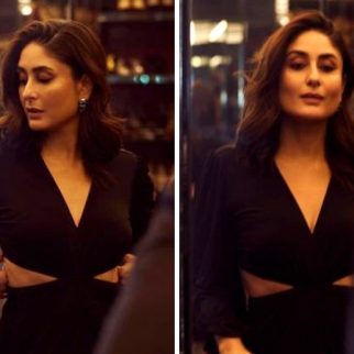 Kareena Kapoor turns her closet into a runway, striking a stunning pose in a black cut-out dress