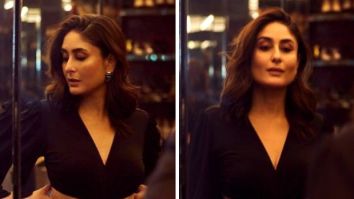 Kareena Kapoor turns her closet into a runway, striking a stunning pose in a black cut-out dress