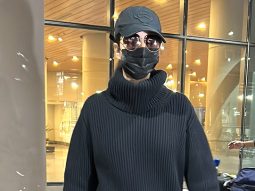 Katrina Kaif in some casual turtleneck & denims at the airport