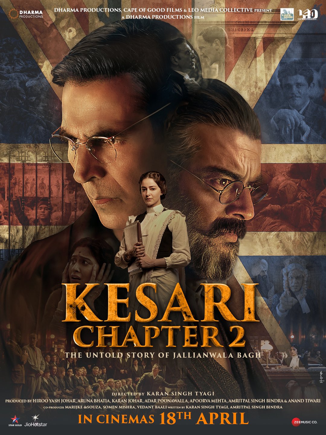Kesari chapter 2 movie review release date 2025 songs music