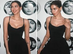 Khushi Kapoor goes the classic route in minimal yet elegant slinky black dress