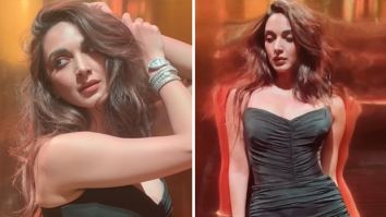 Kiara Advani sizzles in a black ruched dress, bringing elegance and glamour to the Koffee with Karan Season 8