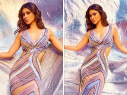 Mouni Roy’s dazzling chevron cut out gown is the perfect glamorous choice to kick off the weekend party