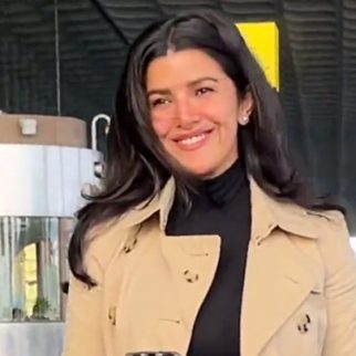 Nimrat Kaur greets paps with a smile as she gets clicked at the airport