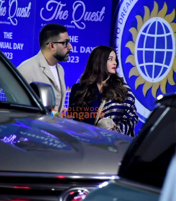 photos abhishek bachchan aishwarya rai bachchan and others snapped at ambani schools annual function 1
