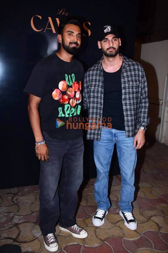 Photos: Ahan Shetty and KL Rahul snapped at Los Cavos in Bandra