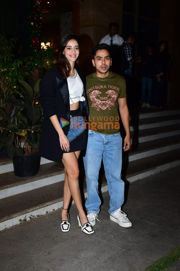 photos ananya panday siddhant chaturvedi and adarsh gourav snapped promoting kho gaye hum kahan 2