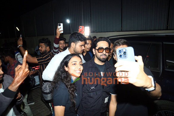 photos ayushmann khurrana karan johar and anup soni snapped at juhu pvr 4