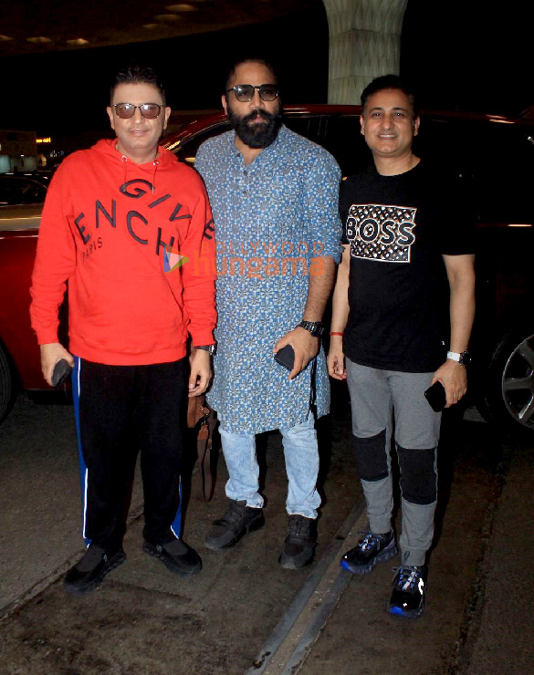 Photos: Bhushan Kumar, Sandeep Reddy Vanga and Shiv Chanana snapped at the airport