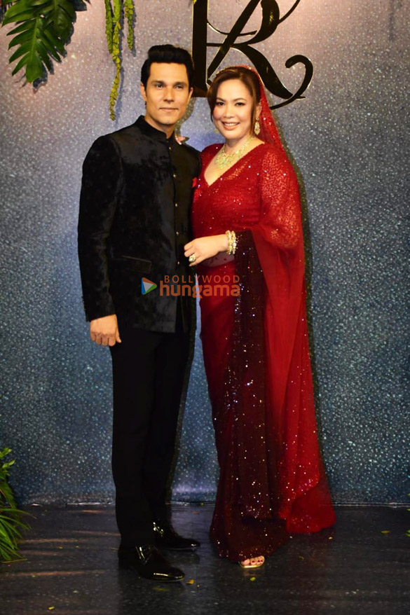 Photos: Celebs attend Randeep Hooda and Lin Laishram’s wedding reception