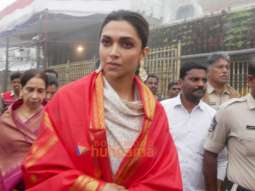 Photos: Deepika Padukone visits Tirupati temple to seek blessings