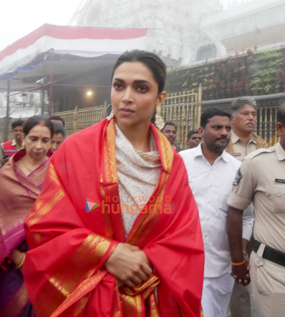 Photos: Deepika Padukone visits Tirupati temple to seek blessings Photos: Deepika Padukone visits Tirupati temple to seek blessings
