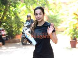 Photos: Malaika Arora snapped outside Diva Yoga in Bandra
