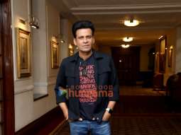 Photos: Manoj Bajpayee snapped promoting his film Joram in Delhi