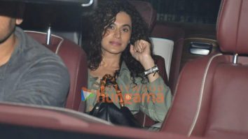 Photos: Taapsee Pannu, Bhushan Kumar and others grace the special screening of Dunki at YRF Studios