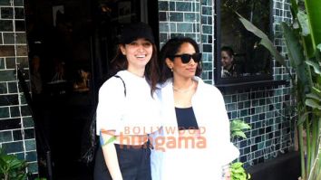 Photos: Tamannaah Bhatia, Masaba Gupta spotted outside a cafe in Bandra