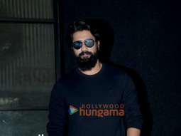 Photos: Vicky Kaushal snapped with cricket legends Sachin Tendulkar, Zaheer Khan, and Ajit Agarkar attending Sam Bahadur screening at LightBox Preview Theatre, Khar