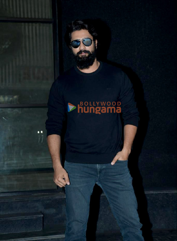 photos vicky kaushal snapped attending a show of sam bahadur at lightbox preview theatre khar 1
