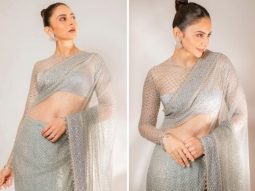 Rakul Preet Singh shines brighter than the stars in silver embellished Tarun Tahiliani saree