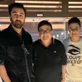 Ranbir Kapoor celebrates Animal success with Anil Kapoor, Bobby Deol, Bhushan Kumar, see pics