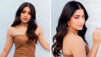 Rashmika Mandanna looks drop dead gorgeous in brown body-con dress for Animal promotions
