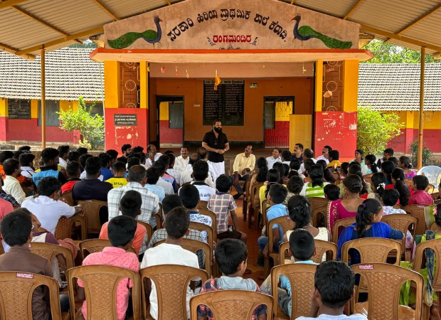 Rishab Shetty adopts government Kannada school to foster education in his hometown Keradi