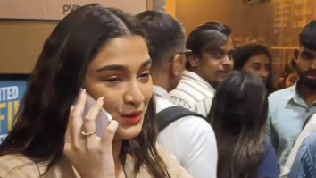 Saiee Manjrekar gets clicked with director Anees Bazmee