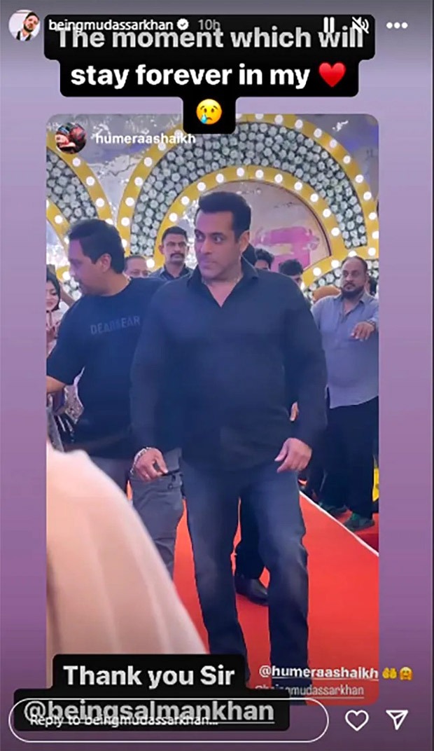 Salman Khan attends choreographer Mudassar Khan’s wedding; hugs the groom 