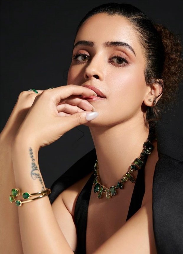 Sanya Malhotra ups the formal fashion game in black waistcoat and trousers