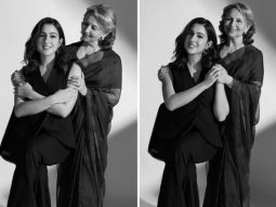 Sara Ali Khan and Sharmila Tagore lend their charm to a timeless photoshoot, adorned in black ensembles