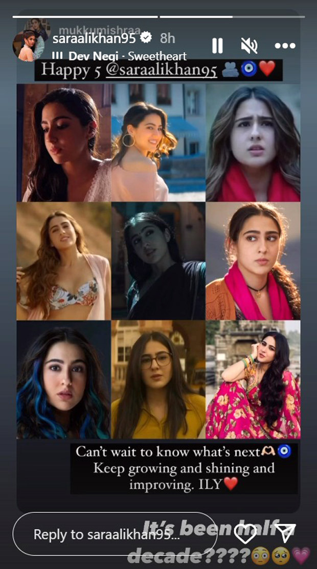 Sara Ali Khan gets nostalgic as Kedarnath turns 5; shares cute reaction on completing “Half a Decade” in the film industry