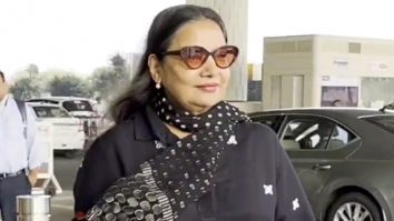 Shabana Azmi gets clicked by paps at the airport