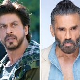 Shah Rukh Khan reacts as Suniel Shetty promises to watch Dunki ‘first day first show’