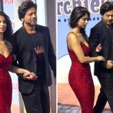 Shah Rukh Khan walks hand-in-hand with daughter Suhana Khan at The Archies premiere; Aryan, AbRam, Gauri attend, watch videos