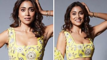 Shriya Saran shows us flower power in yellow floral co-ord set