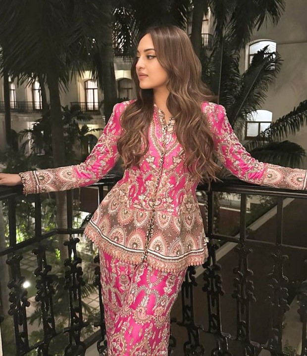 Sonakshi Sinha radiates elegance in a stunning pink gharara set by ...