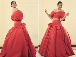 Sonam Kapoor and Anand Ahuja radiate style at Vogue Forces of Fashion Awards, with Sonam stunning in an orange skirt and top ensemble